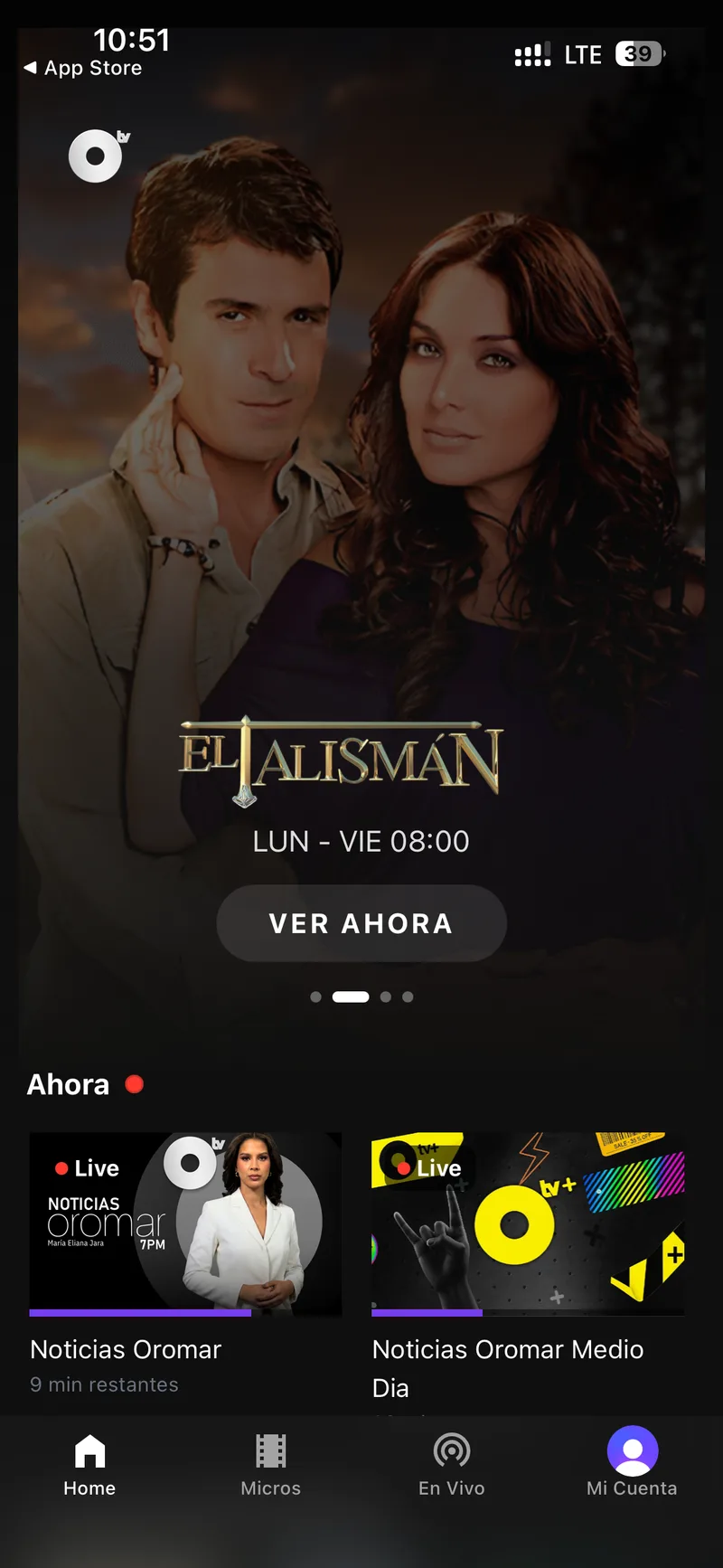 OromarGo — app screen